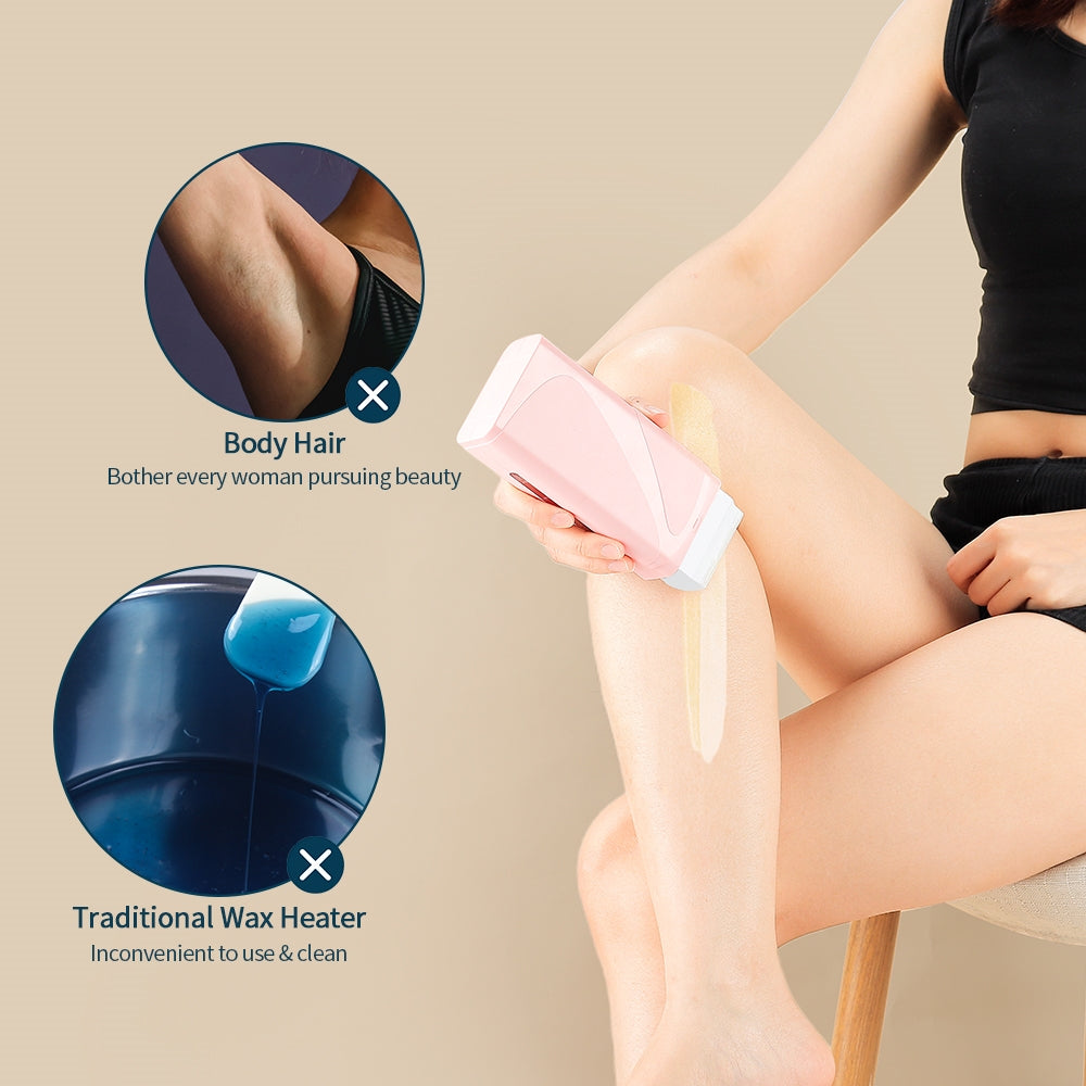 Small hot wax machine portable direct hand-held hot wax hair removal instrument Mini wax dissolving wax therapy machine