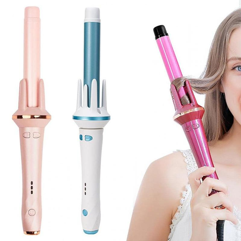 28mm automatic curling iron hair styling tools lazy essential curling iron LCD adjustable temperature clip hair rod