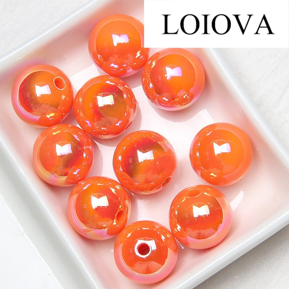 LOIOVA DIY Cute Acrylic Beads Christmas and New Year gifts