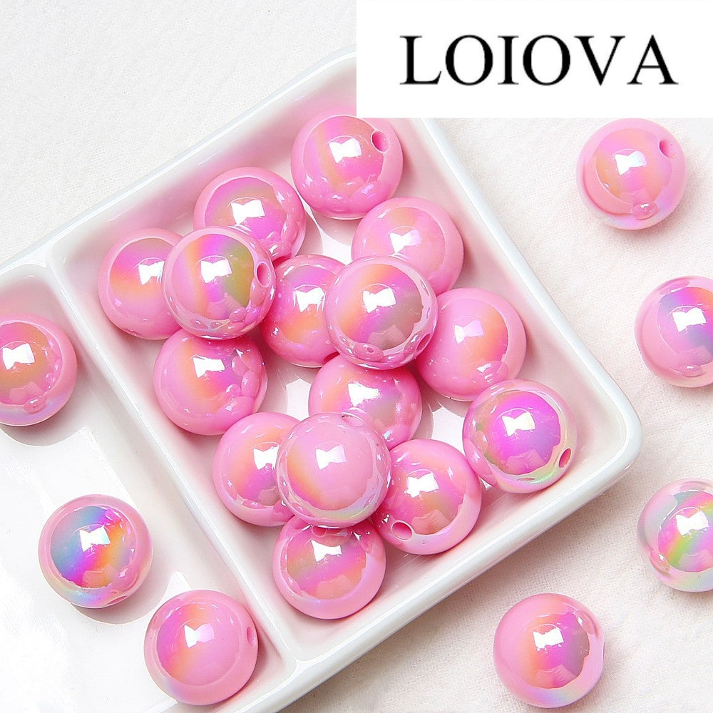 LOIOVA DIY Cute Acrylic Beads Christmas and New Year gifts