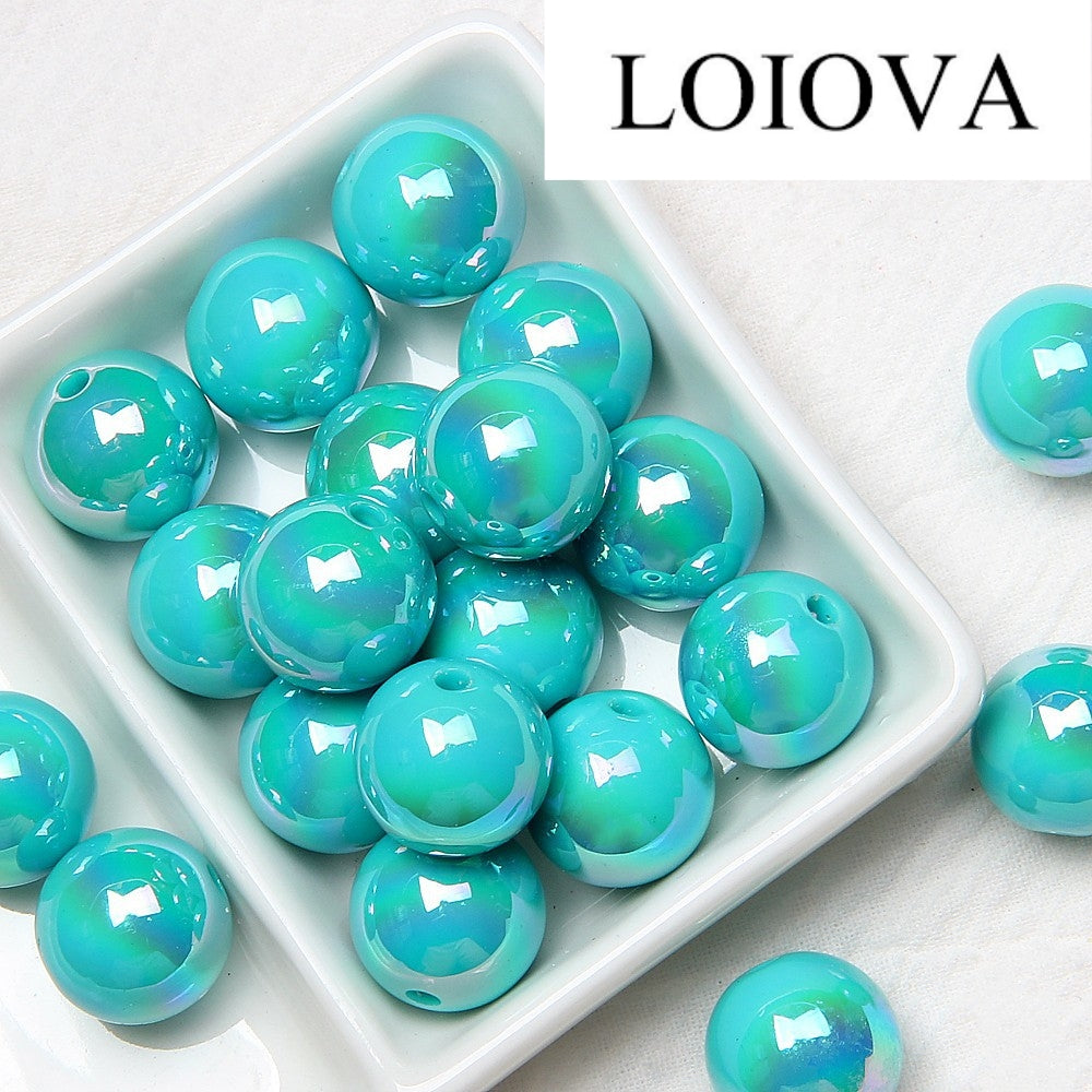 LOIOVA DIY Cute Acrylic Beads Christmas and New Year gifts