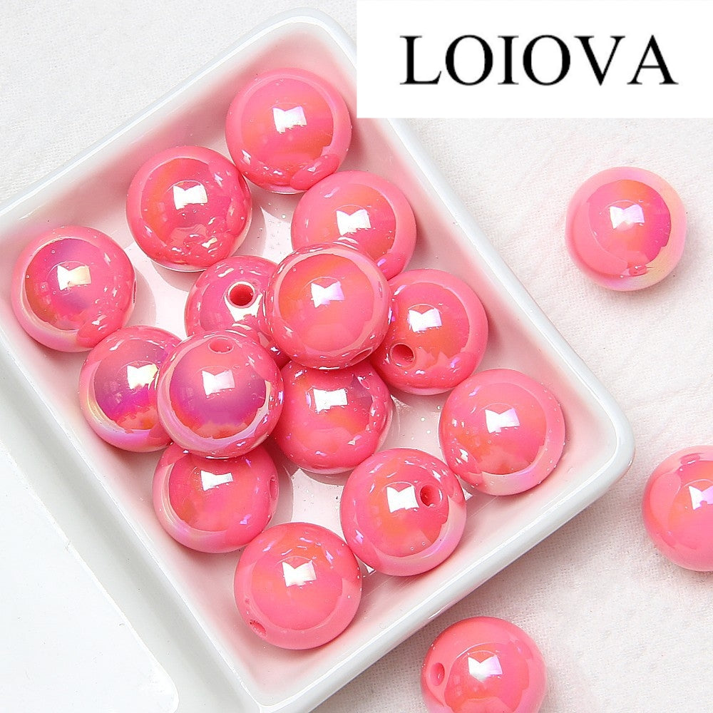 LOIOVA DIY Cute Acrylic Beads Christmas and New Year gifts